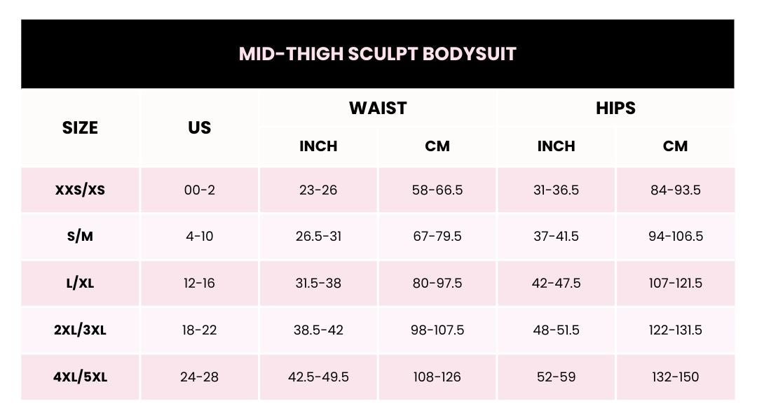 Mid-Thigh Sculpt Bodysuit