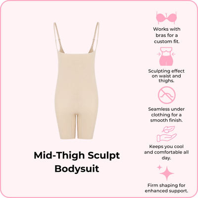 Mid-Thigh Sculpt Bodysuit